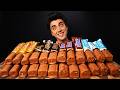 ASMR CHOCOLATE ICE CREAM MUKBANG SNICKERS MARS BOUNTY TWIX McBang ASMR Eating