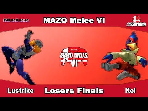 Melee [MAZO Melee VI] Lustrike (Sheik) vs Kei (Falco) Losers Finals