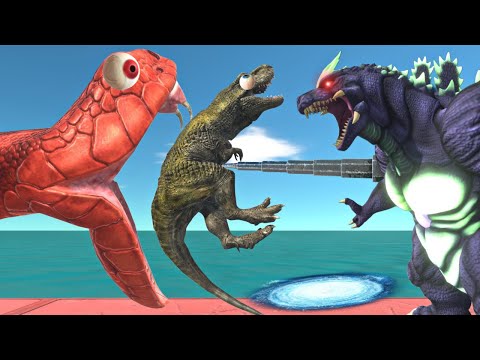 Escape The Spike Trap with Titanoboa and Reach Portal Evolution to Battle Godzilla - ARBS