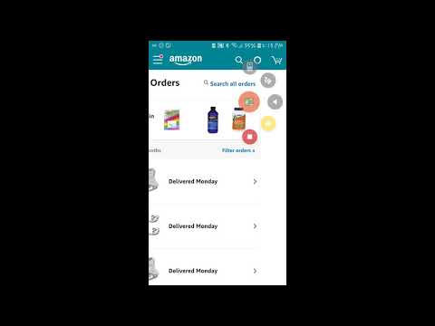Part of a video titled How to Generate a Amazon Return Prepaid Label - YouTube