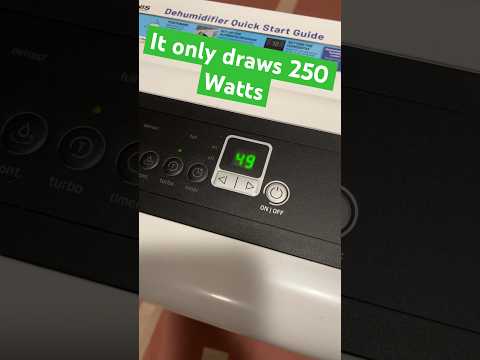 Testing The Smallest Dehumidifier #diy #hvac #dehumidifier