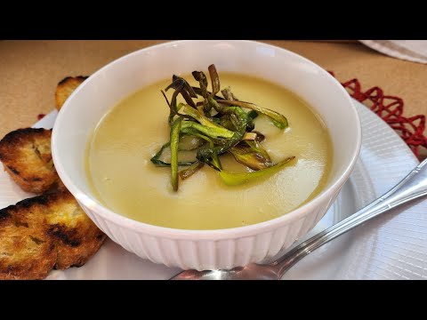 "Crema Reconfortante de Puerro y Patatas | Sopa Fácil y Deliciosa"