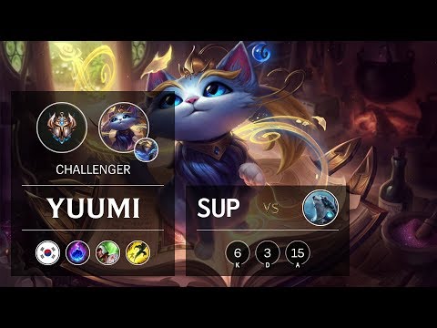 Yuumi Support vs Volibear - KR Challenger Patch 9.16