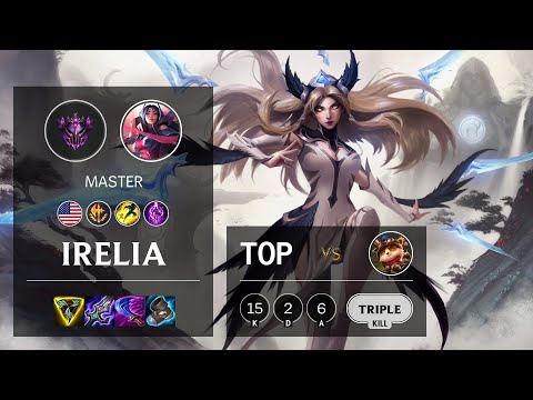 Irelia Top vs Teemo - NA Master Patch 11.1