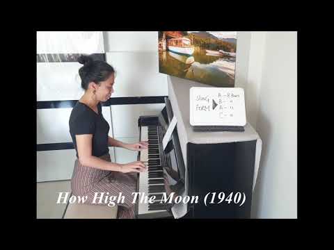 How High The Moon (1940) - Amanda Lee - Stride Piano