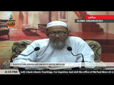 Kapatutan Hinangun sin Bata Ba'gu by Sheikh Saber Omar (Tausug)