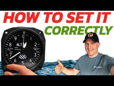 How to set the Altimeter so you don't DIE! (IFR Ground Course Lesson 3)