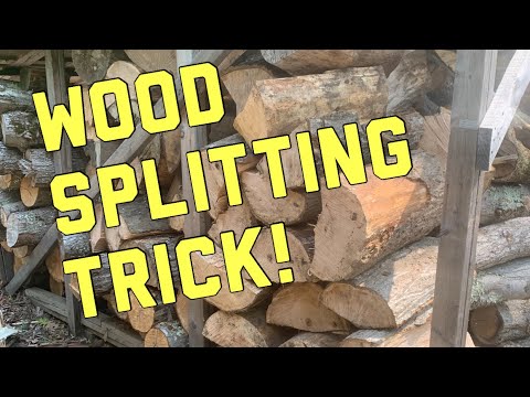 Wood Splitting Trick NEVER Before Seen!