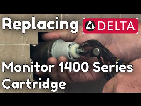 Delta Monitor 1400 Series Shower Cartridge Replacement - Plumbing Repair & Installation