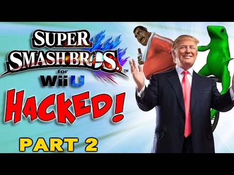 Donald Trump, Dank Memes, Model Swaps and More! Smash for Wii U Hacked Part 2!!