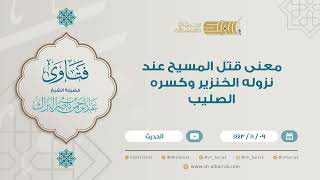 صورة معنى قتل المسيح عند نزوله الخنزير وكسره الصليب -للشيخ عبدالرحمن البراك(9205)