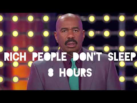 RICH PEOPLE DON'T SLEEP 8 HOURS - STEVE HARVEY | BEST MOTIVATION SPEECH |