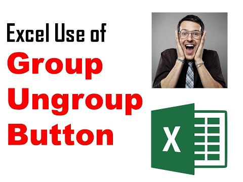 Excel Use of  Group  Ungroup Button | For Beginers