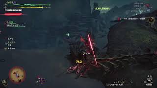 モンハンワイルズ　参加型　太刀練習してます