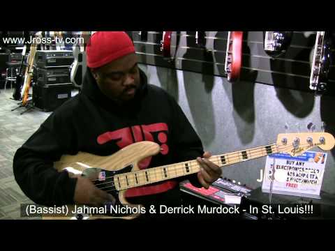 James Ross @ (Bassist) Derrick Murdock & Jahmal Nichols - Guitar Center St. Louis - www.Jross-tv.com