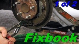 How to Remove Replace Drum Brakes Toyota Matrix/Pontiac Vibe