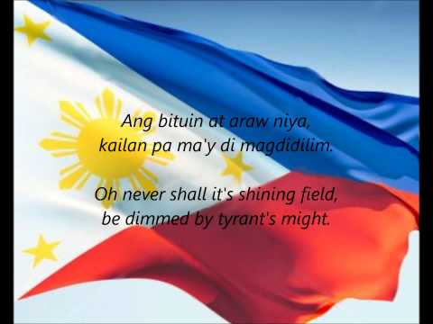 Philippine National Anthem   Lupang Hinirang (with English translation)