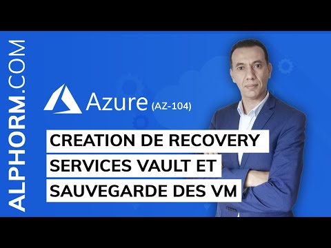 Création de Recovery Services vault et sauvegarde des VM sous AZ 104