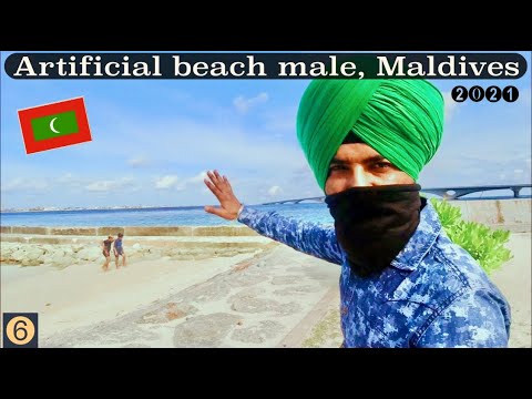 Artificial beach Male|Maldives Vlog 2021|Maldives island|Maldives Tour|PunjabI Travel vlog