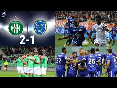 ASSE 2-1 ESTAC TROYES - 34J - LIGUE 1 - LES BUTS