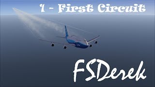 preview picture of video 'FSX Flying with a Pilot - 0001 First Circuit'