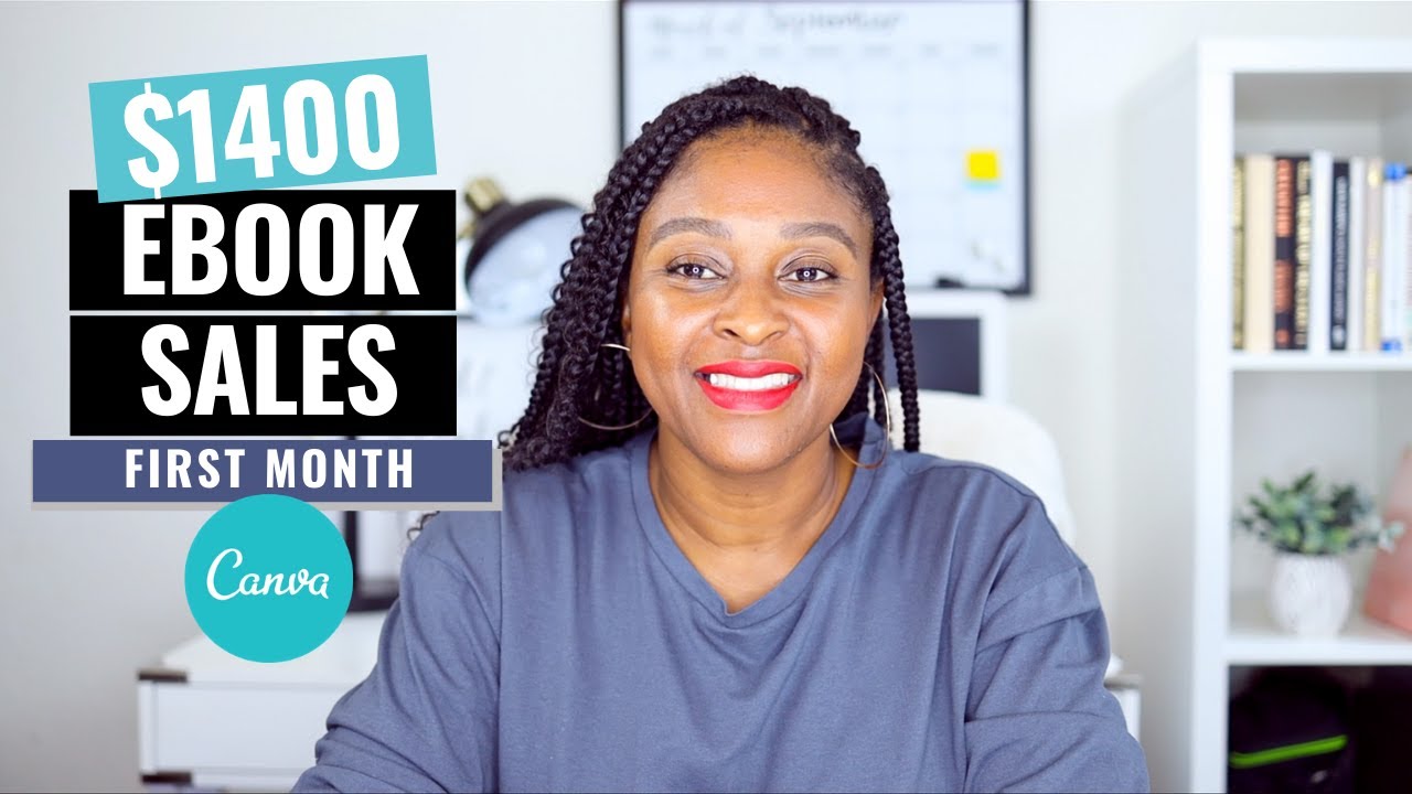 How to Create and SELL AN EBOOK in Canva: $1400 My First Month selling an ebook