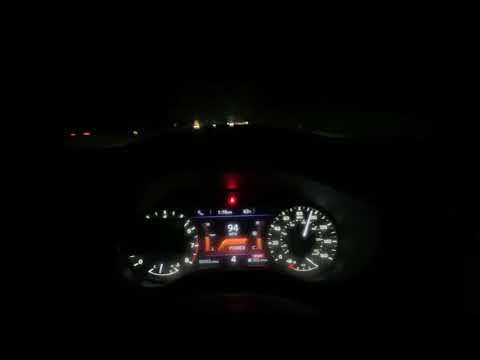 2017 Nissan Maxima K&N Cold Air Intake on cold night