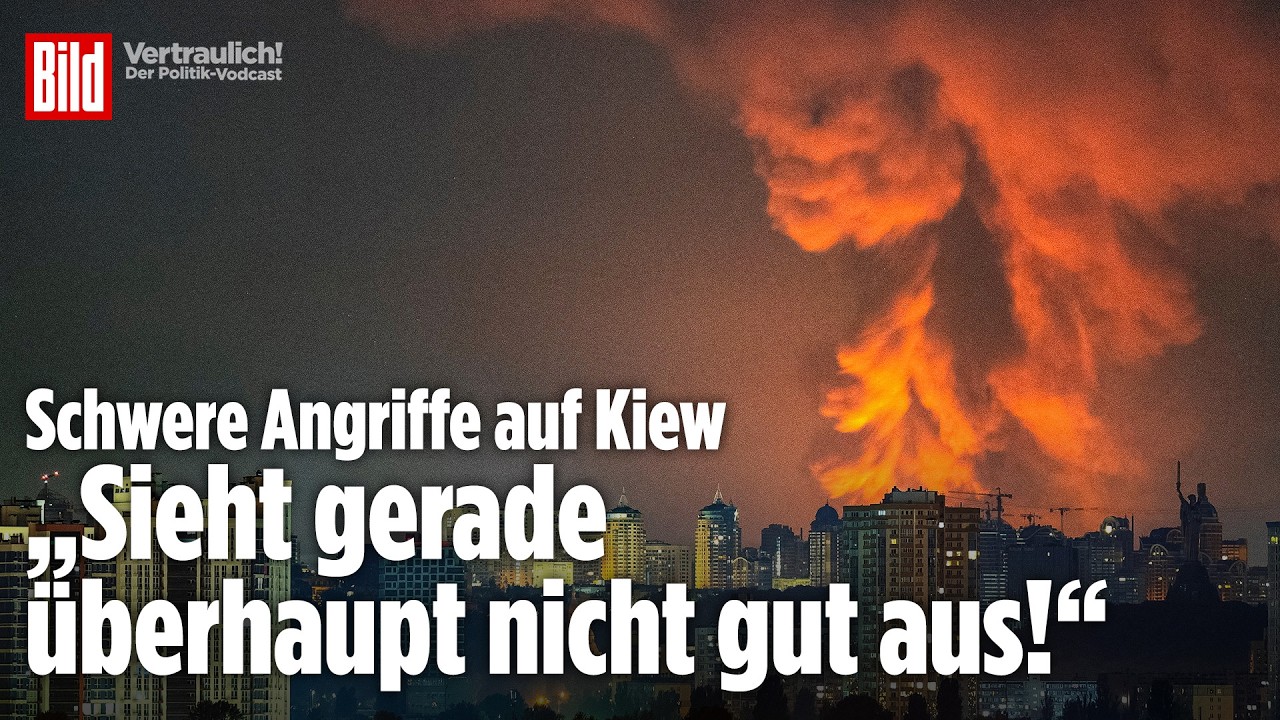 Heftige Angriffe auf Kiew: Dramatische Lage bei der Flugabwehr! Keine Patriot-Raketen! | Vertraulich