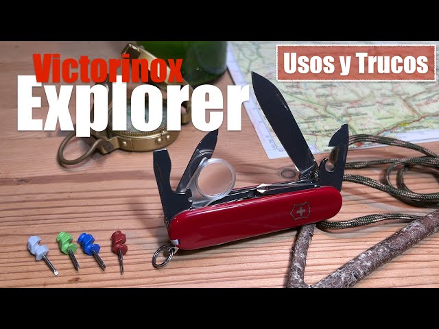 Vídeo relacionado con Victorinox Navaja suiza de bolsillo Fieldmaster, 15 funciones, Hecha en Suiza, multiherramienta con gancho multiusos, abrelatas, tijeras, rojo