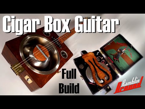 Electric Cigar Box Guitar - Full Build to Playing - Robert Johnson Tribute