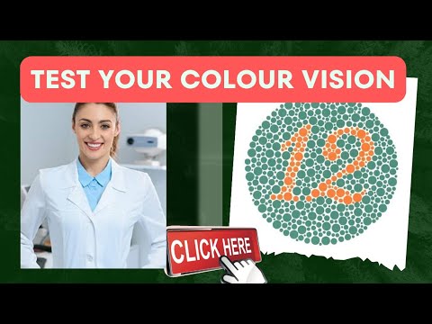 ISHIHARA COLOUR VISION TEST | Eye Test | Colour Blindness Test | Optometry