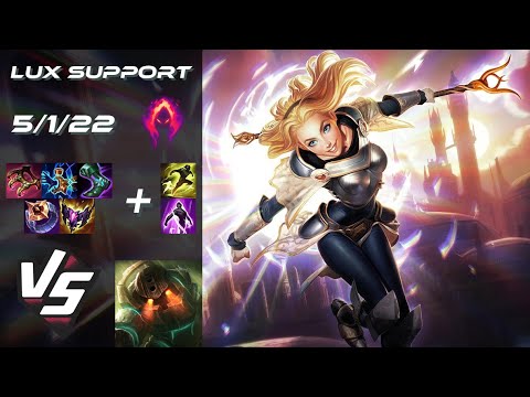 SUPPORT Lux vs Nautilus - NA Grandmaster Patch 25.S2.1