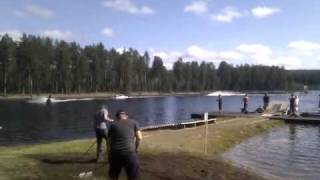 preview picture of video 'Skotertävling på vatten i Stalon 2010'