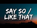 Doja Cat - Say So/Like That (Mashup) (Lyrics) 