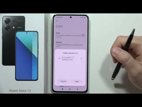 How to Cast Screen to TV on Redmi Note 13 - Screen Mirroring