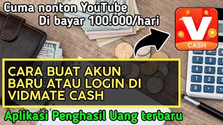 Download lagu Cara mendaftar Akun Baru Di Aplikasi Vidmate cash mp3