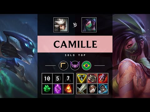 Camille Top vs Akali: Killing spree - BR Master Patch 14.24