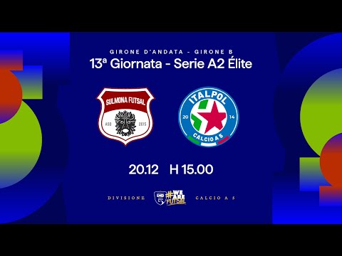 Sulmona Futsal-Italpol 4-3 | 13ª giornata | Serie A2 Élite 2025/2026 - Girone B