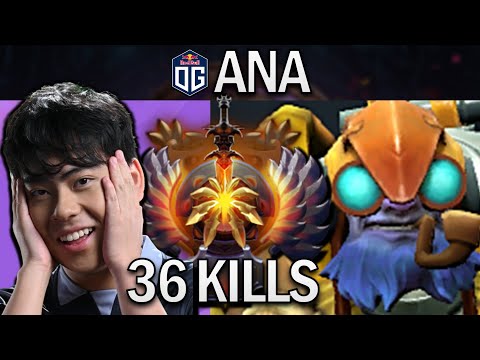 OG.ANA SMURF TINKER WITH 36 KILLS - DOTA 2 7.30 PRO GAMEPLAY