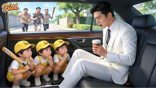 Escaping Traffickers! Lost Triplets Hid In Stranger's Car——CEO Realized They Were His—Took Home!