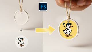 How to make an Ornament Mockup in Photoshop | Circular Smart Object Template