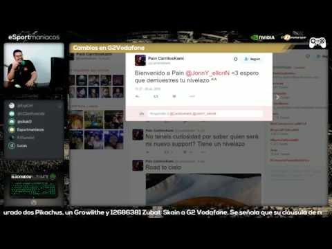 Revolución en G2 Vodafone, Falco y Lucas fuera, Skain dentro - Esportmaniacos 08