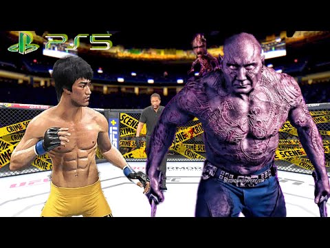 UFC4 Bruce Lee vs. Drax's EA Sports UFC 4