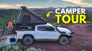 Alu Cab Canopy Camper Walkaround -- The ULTIMATE Tacoma Camper!