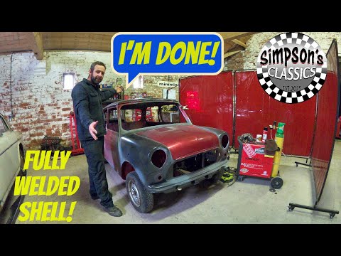 I'M DONE! - FULLY RESTORED Classic Mini Shell!