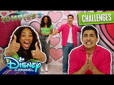 Dance Challenge with Chandler and Trevor 🕺| ZOMBIES 3 | @disneychannel