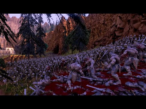 8000 Skeleton Warriors VS 4000 Orcs- Ultimate Epic Battle Simulator 2 - UEBS 2