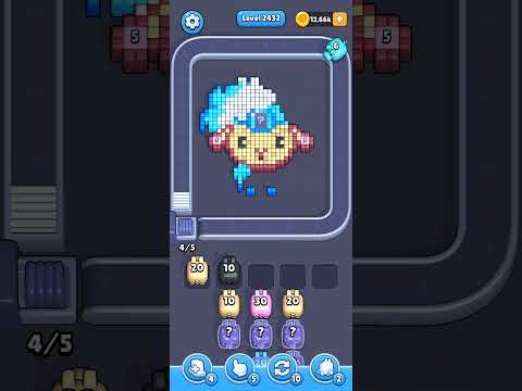 Pixel Flow Level 2432 Walkthrough