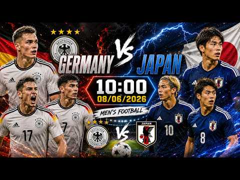 🔴 GERMANY vs JAPAN | Die Mannschaft's Power &amp; Structure Battles Samurai Blue's Lightning Precision