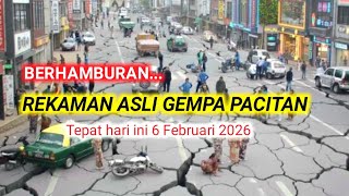 Download lagu DETIK DETIK GEMPA HEBAT GUNCANG PACITAN JAWA TIMUR HARI INI, RUMAH AMBRUK WARGA BERHAMBURAN mp3
